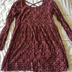 cross back summer dress